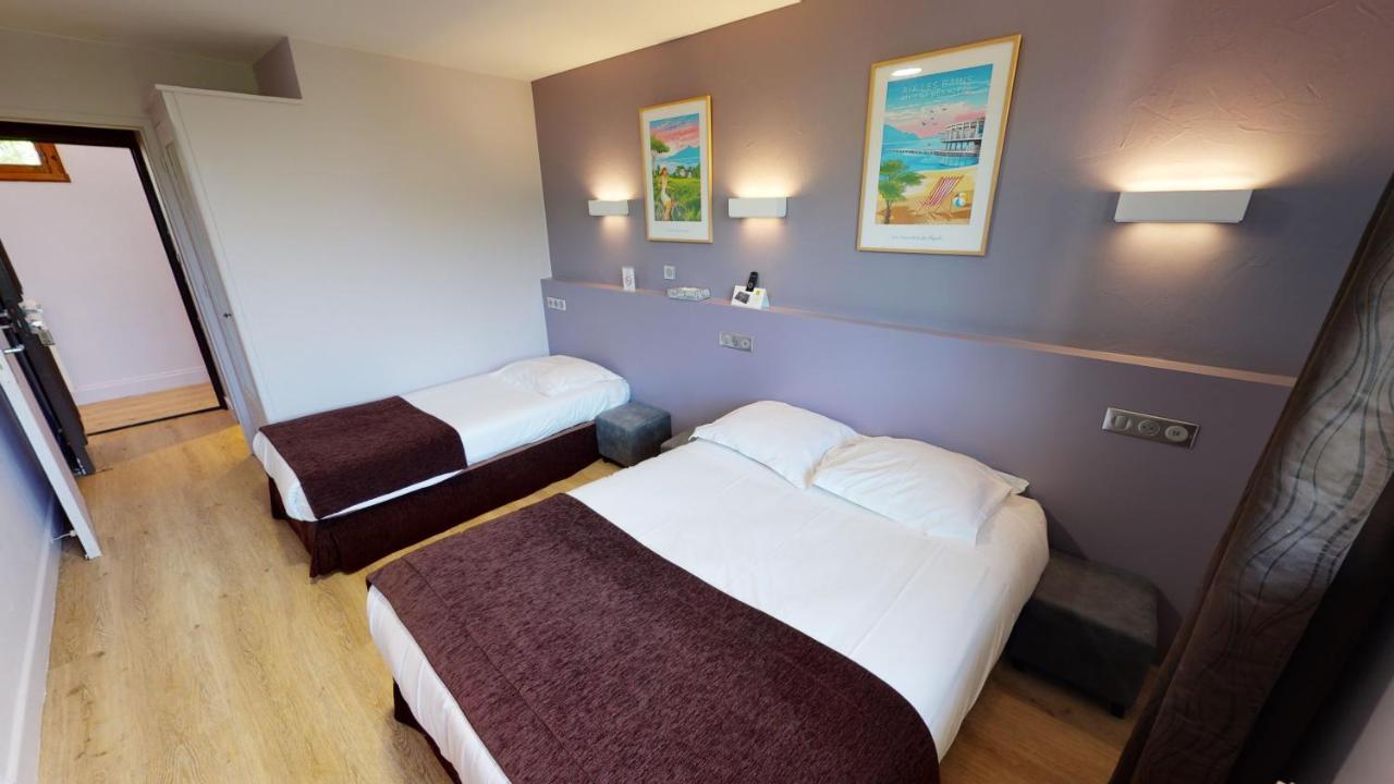 אקס-לה-באינס Logis Auberge Saint Simond מראה חיצוני תמונה