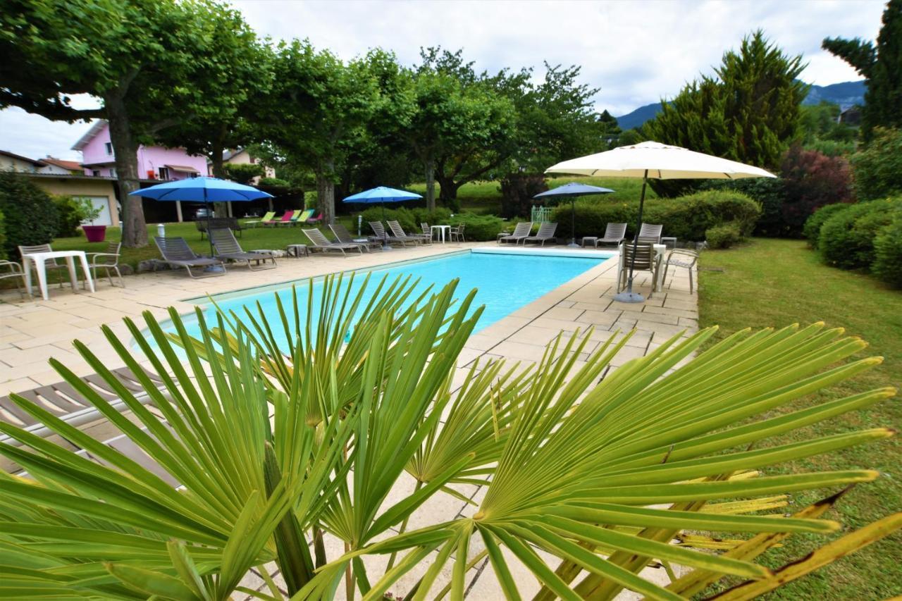 אקס-לה-באינס Logis Auberge Saint Simond מראה חיצוני תמונה