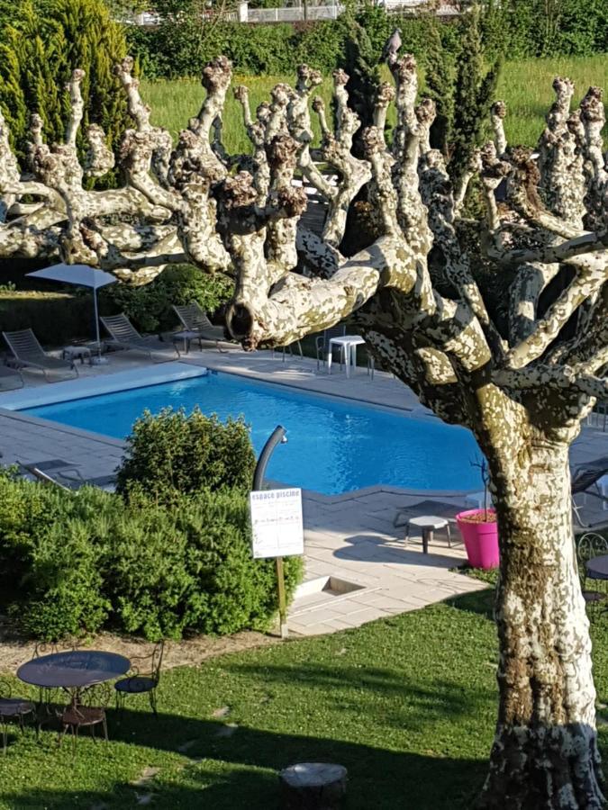 אקס-לה-באינס Logis Auberge Saint Simond מראה חיצוני תמונה