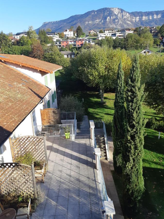 אקס-לה-באינס Logis Auberge Saint Simond מראה חיצוני תמונה