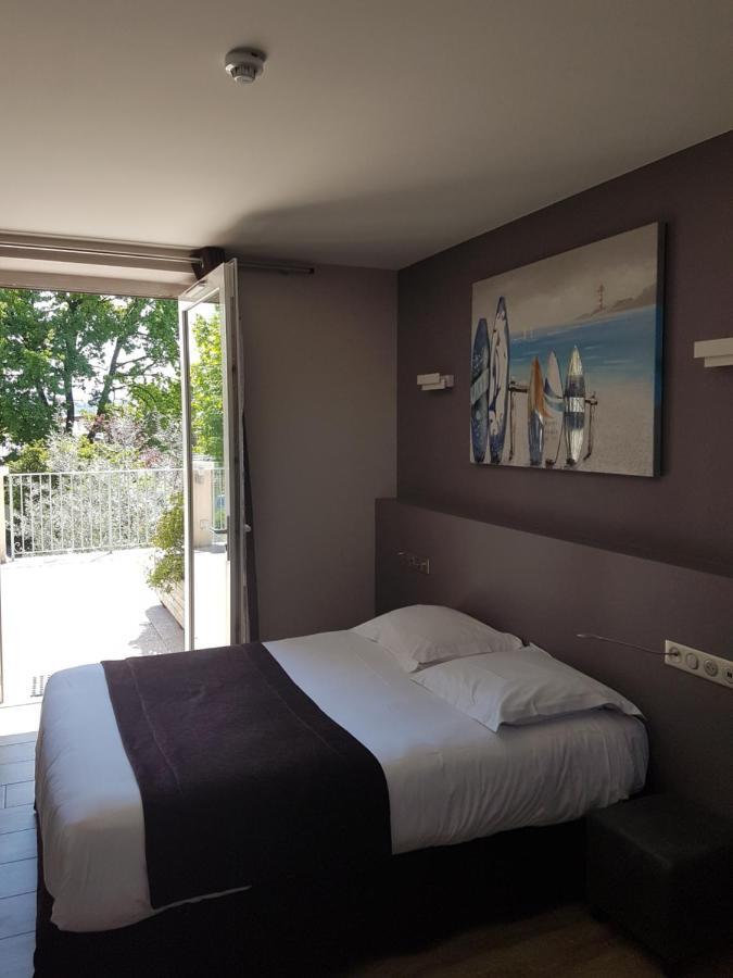 אקס-לה-באינס Logis Auberge Saint Simond מראה חיצוני תמונה