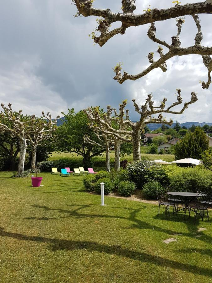 אקס-לה-באינס Logis Auberge Saint Simond מראה חיצוני תמונה